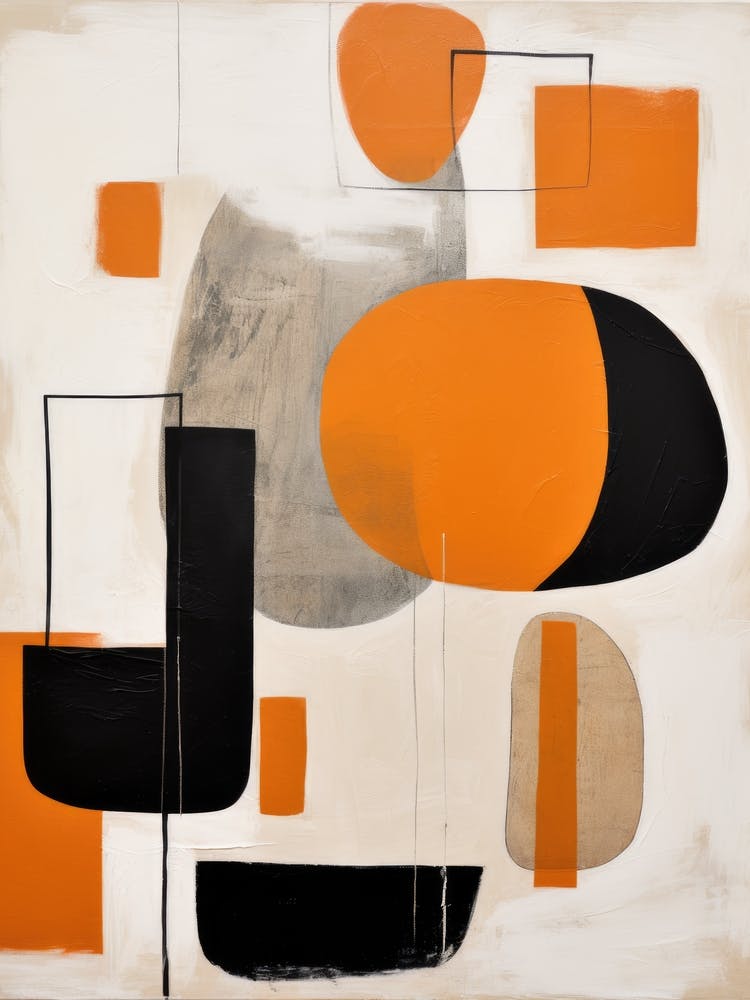 Orange Abstraite