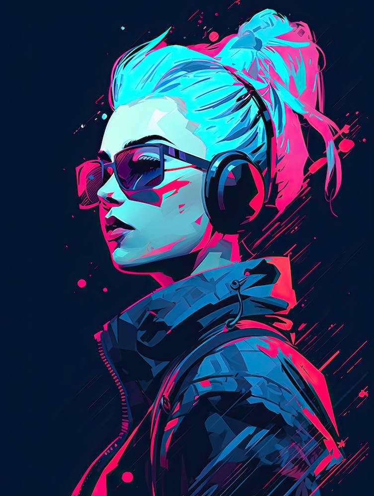 Fille Avec Casque 5