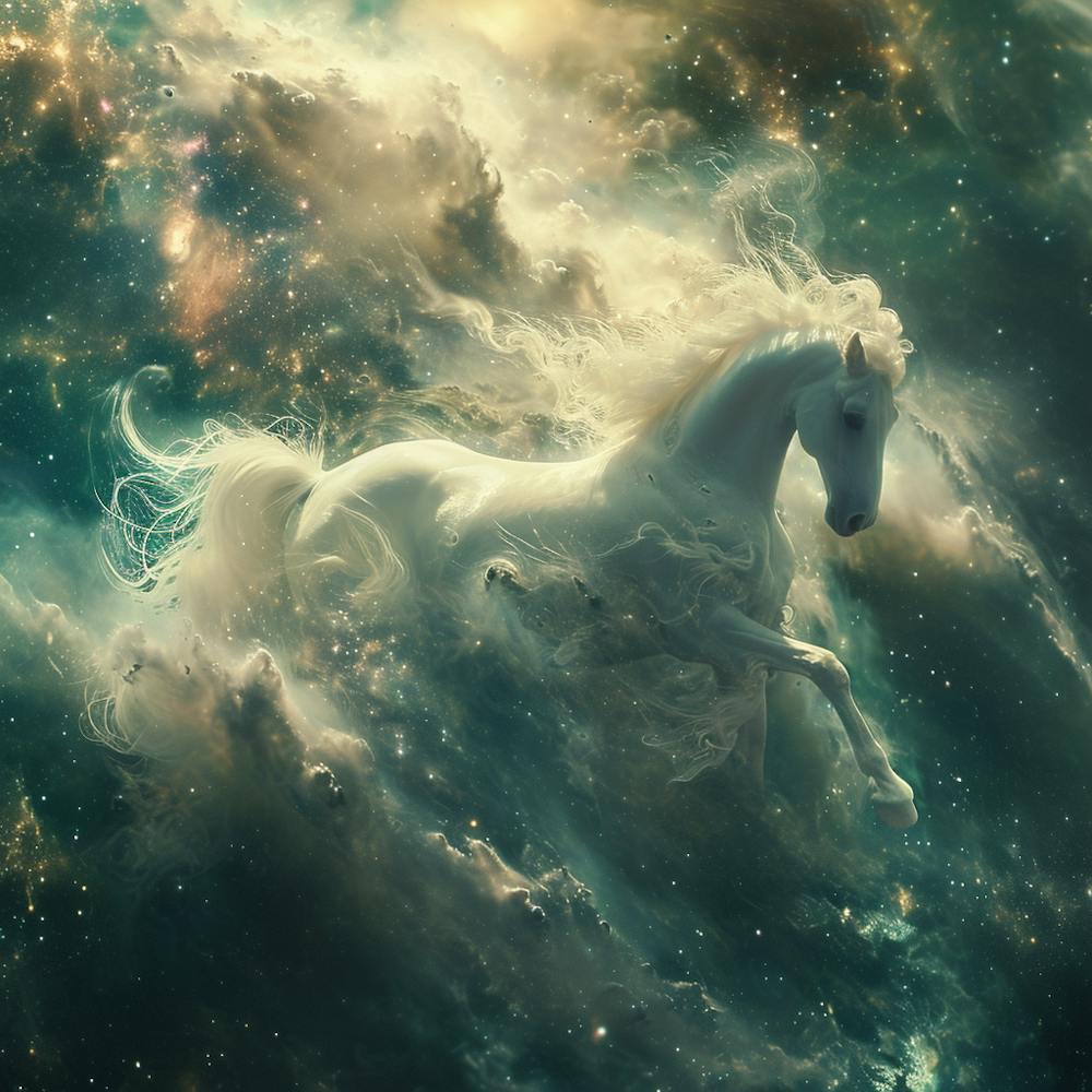 White Horse In Space