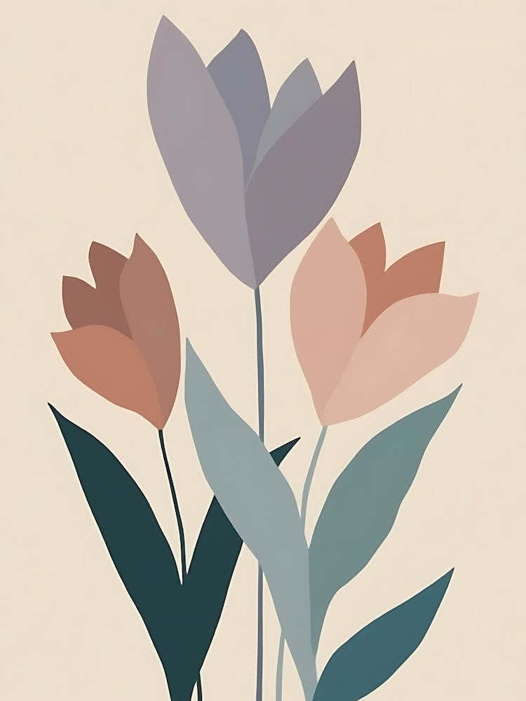 Soft Neutral Floral Wall Decor