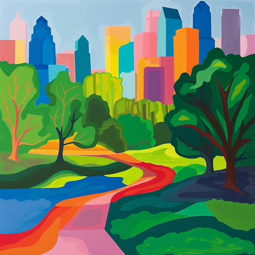 Abstract Park Collection Franklin Delano Roosevelt Park Philadelphia