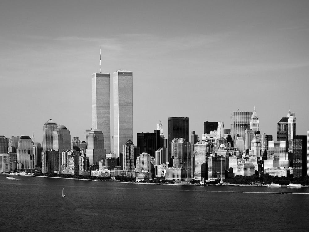 New York City Skyline World Trade Center Twin Towers