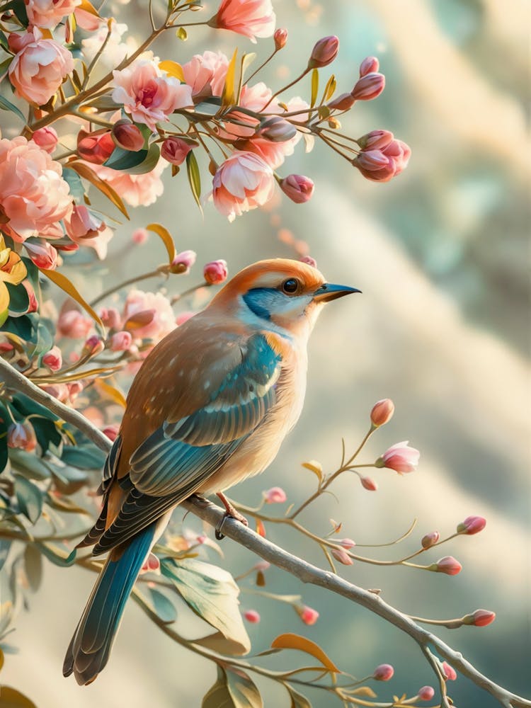 Bird On A Branch 1