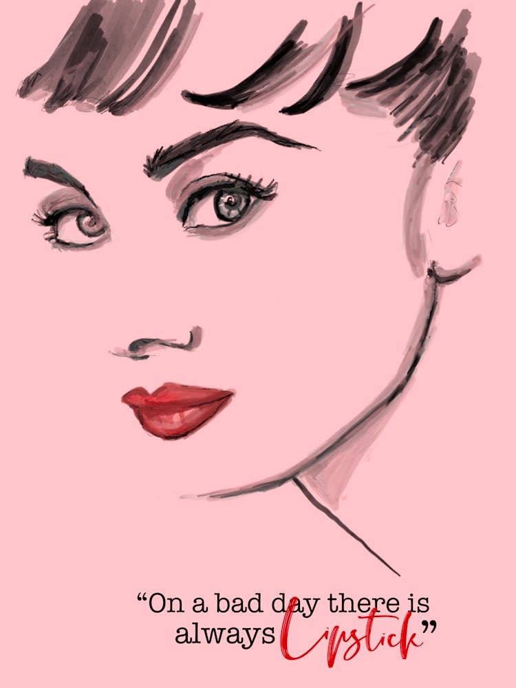 Audrey S Pink Lipstick