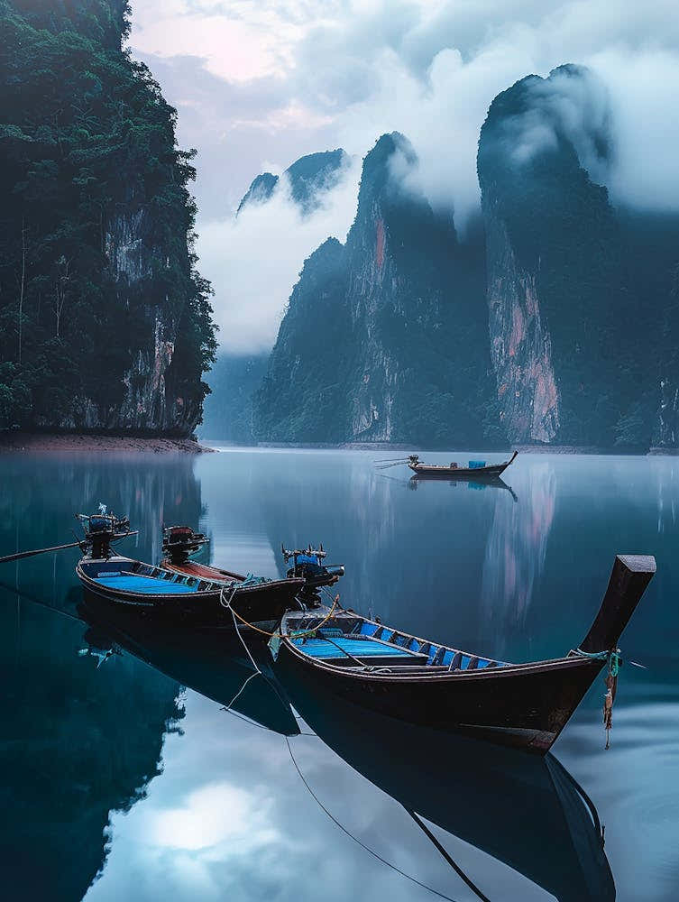 Boats On The Lake