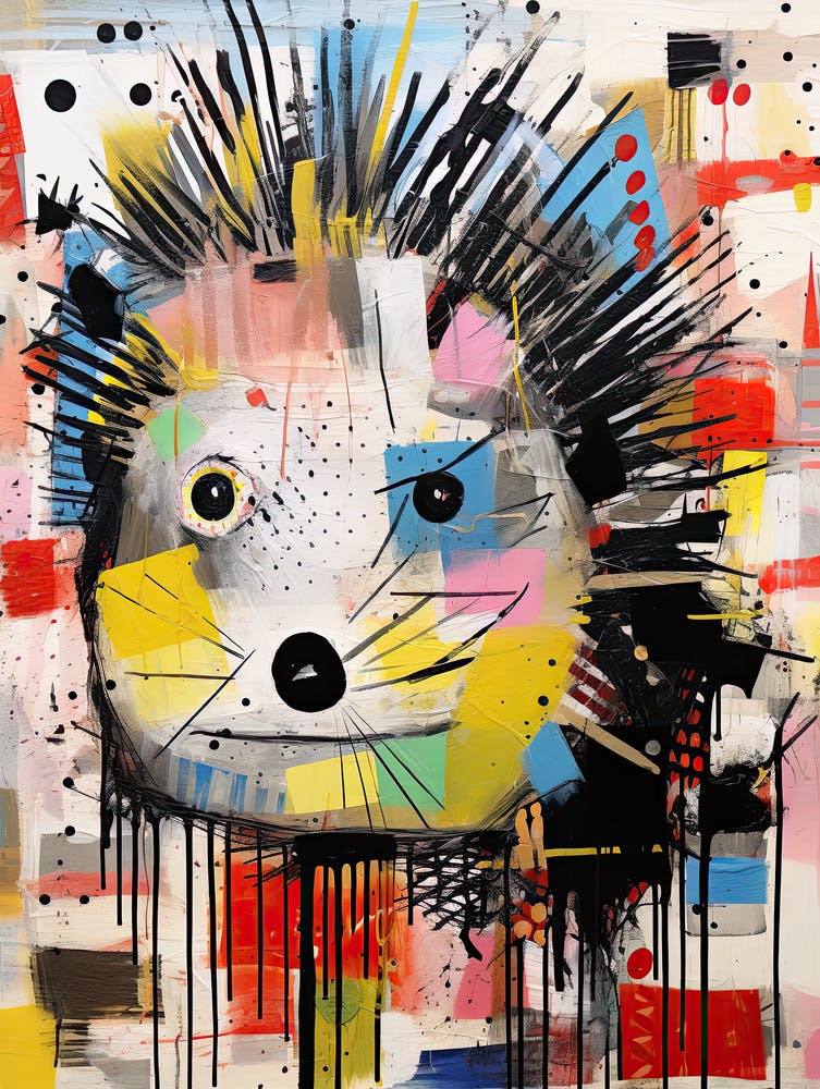 Hedgehog's Graffiti Gallery: Basquiat's style