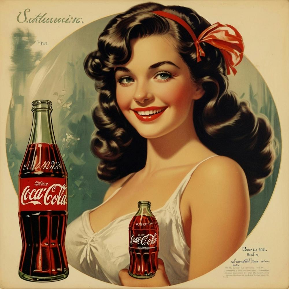 Default Default Vintage And Retro Coca Cola Advertising Aestet 0 (1)