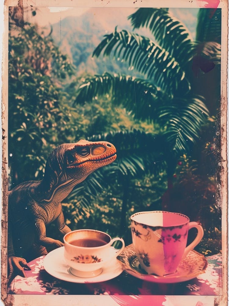 Thé Dansant Dinosaures Rétro 1