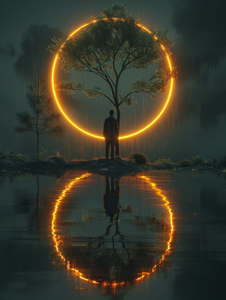 Tree In The Moonlight 3