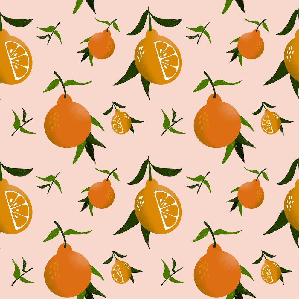 Citrus Repeat Pale Pink