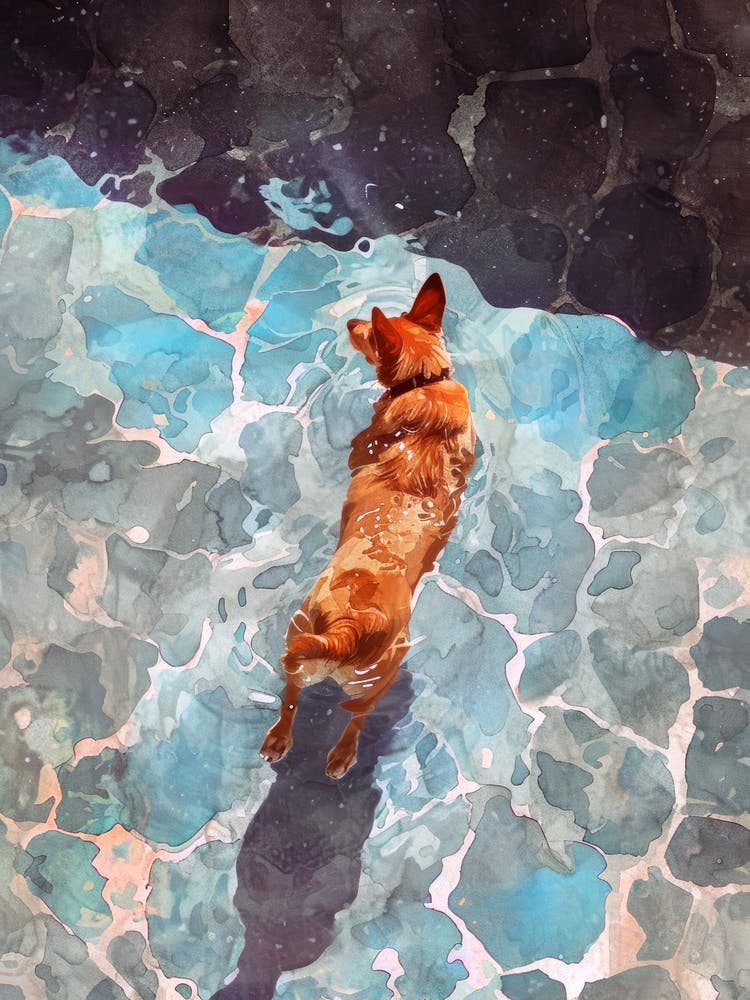 Dog In The Pool animal Dog's life