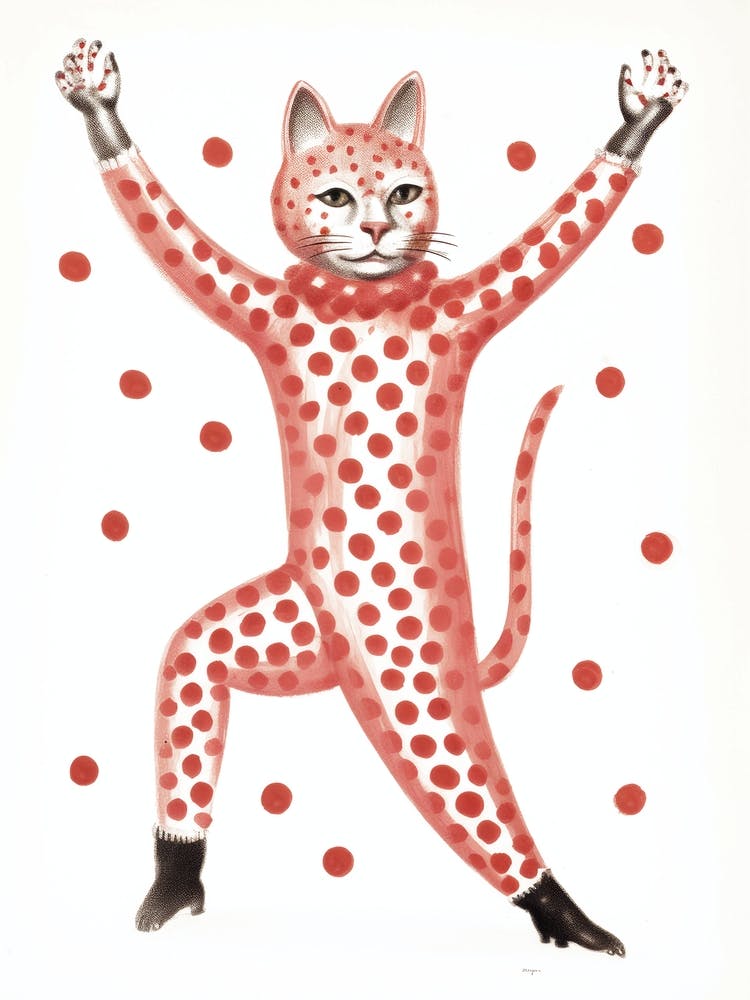 Cat and Dots
