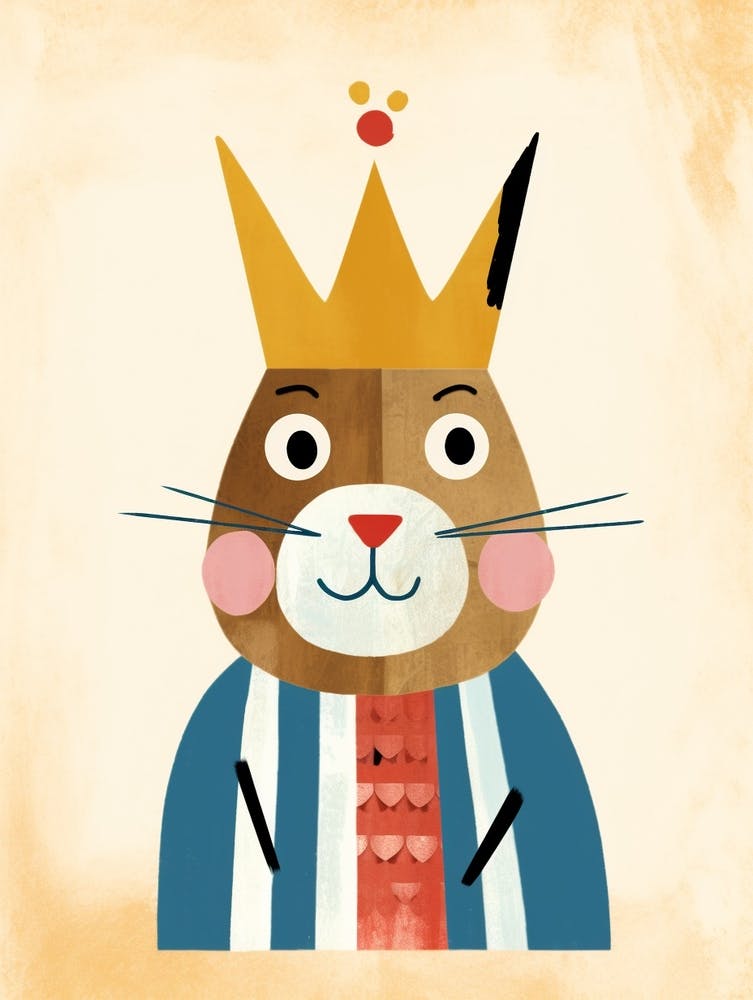 Little Chipmunk 2 Wearing A Crown