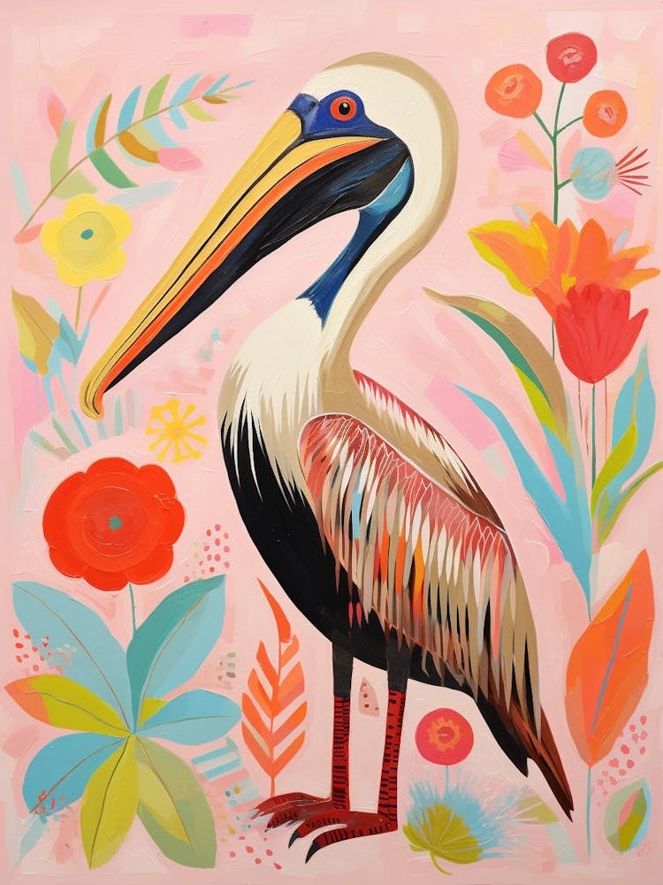 Pink Scandi Brown Pelican 2