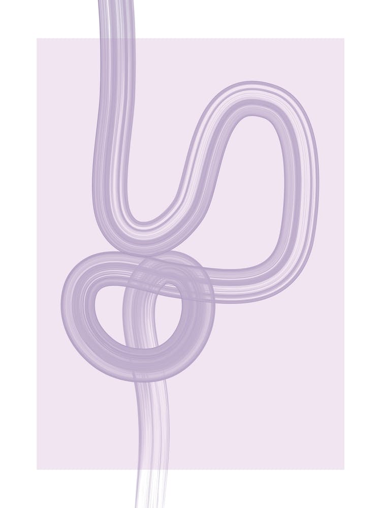 Purple Twisted Spiral