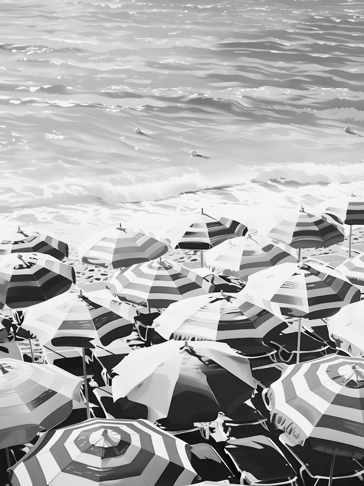 Umbrellas On The Beach 5