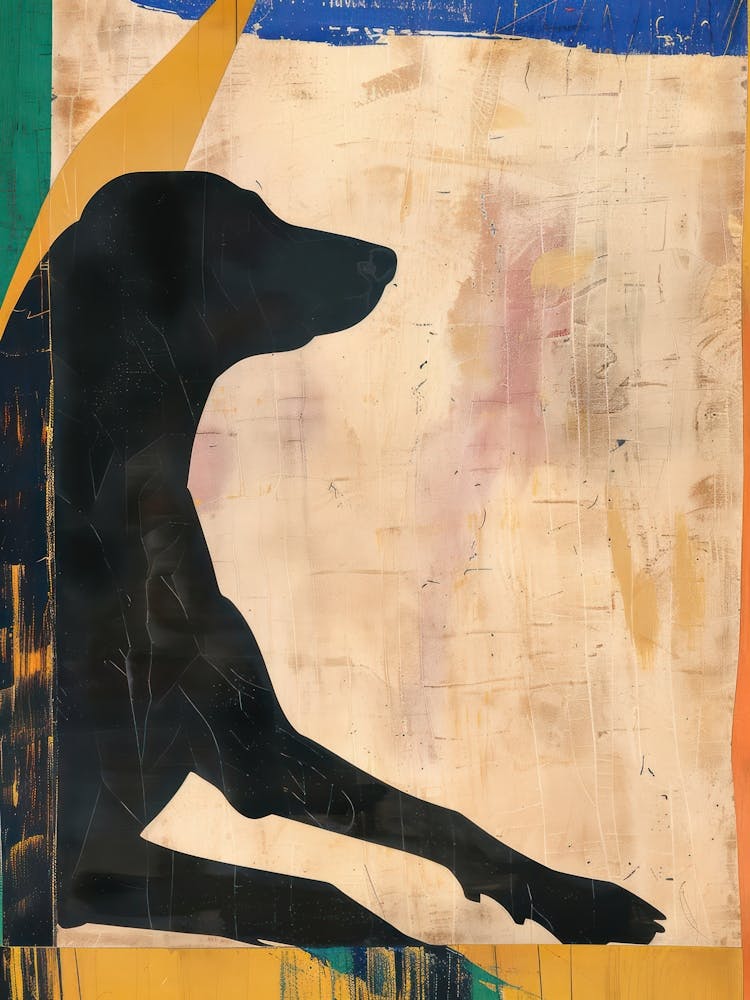 Dog 2 Cut Out Collage