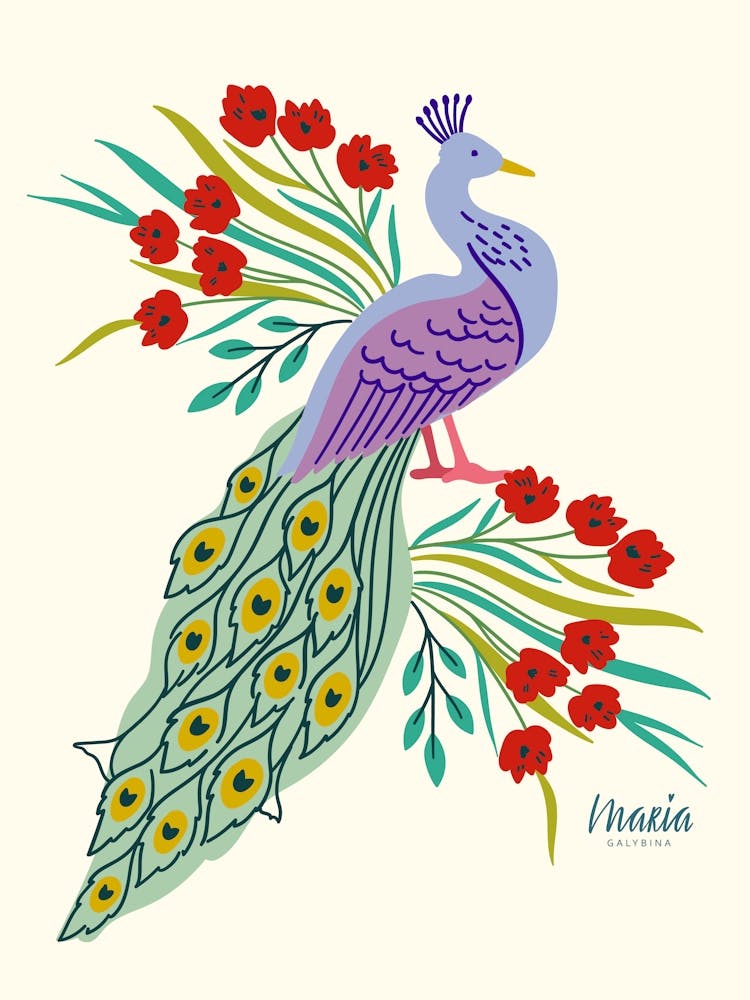 Bohemian Paradise with peacock