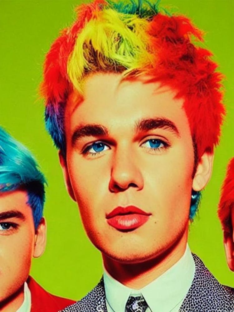 5 Seconds Of Summer Bunte Pop Art