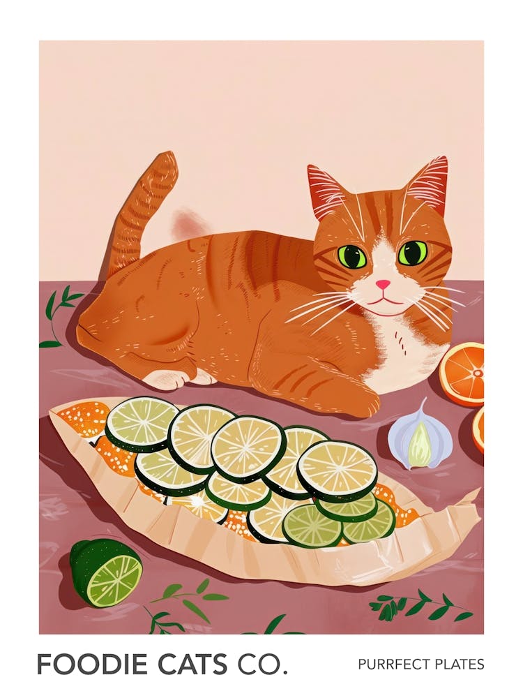 Foodie Cats Co Cat And Salad 1