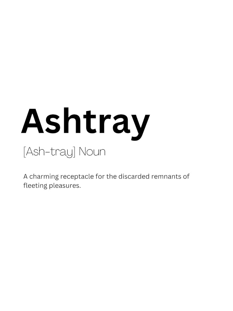 Ashtray Definition Meaning 1