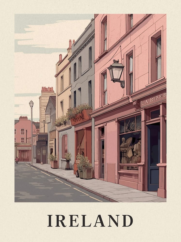 Vintage Travel Poster Ireland 3