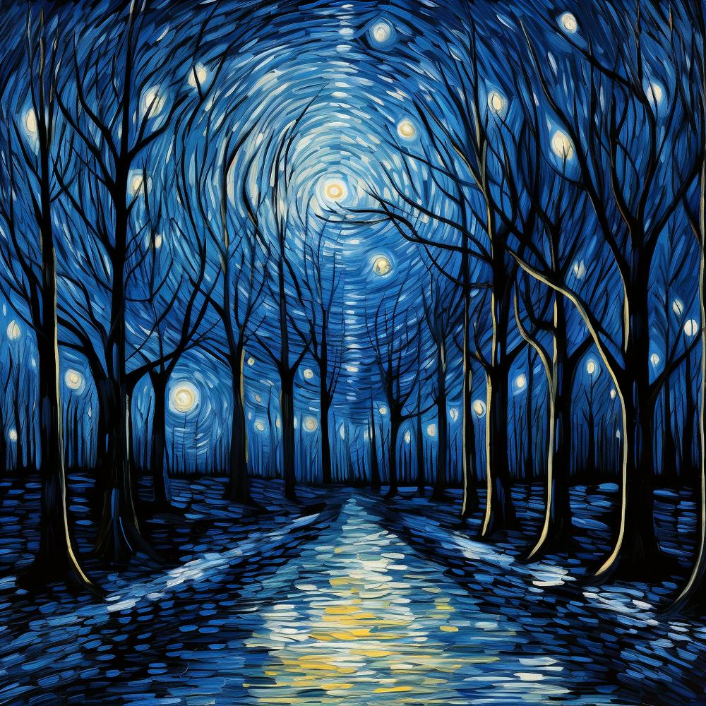 Sternennacht im Wald 2