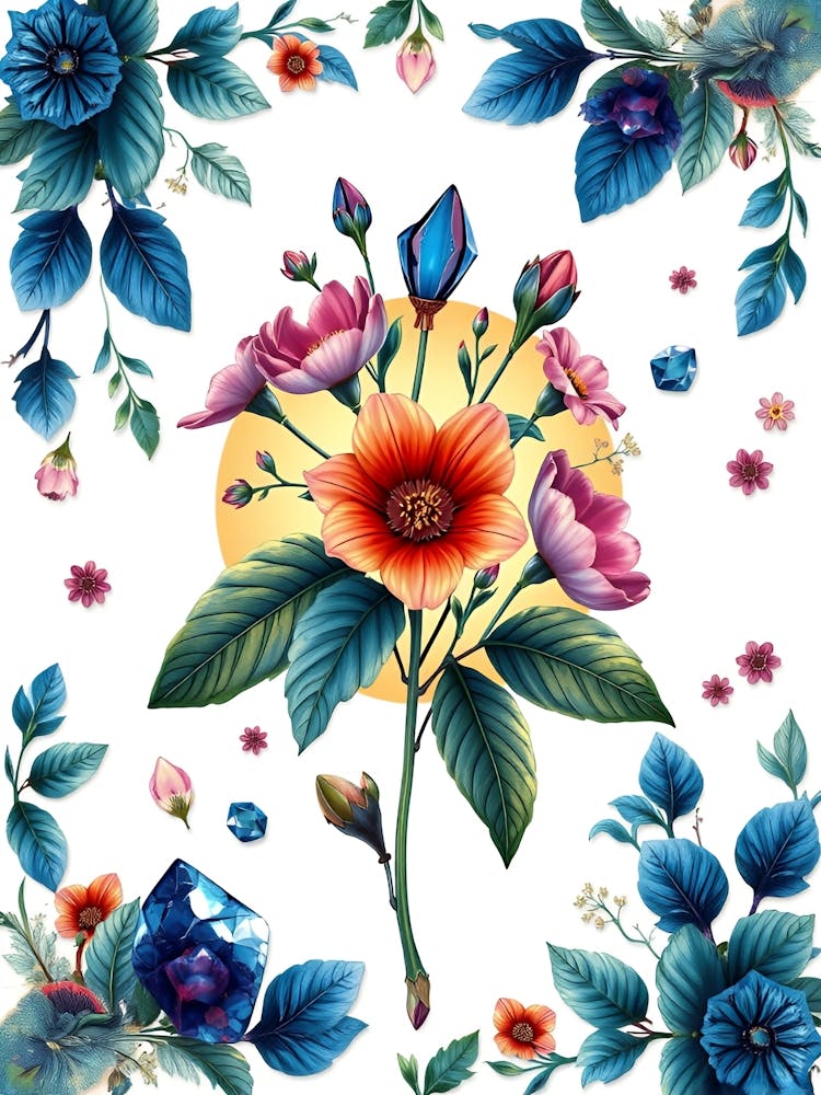 Floral Frame