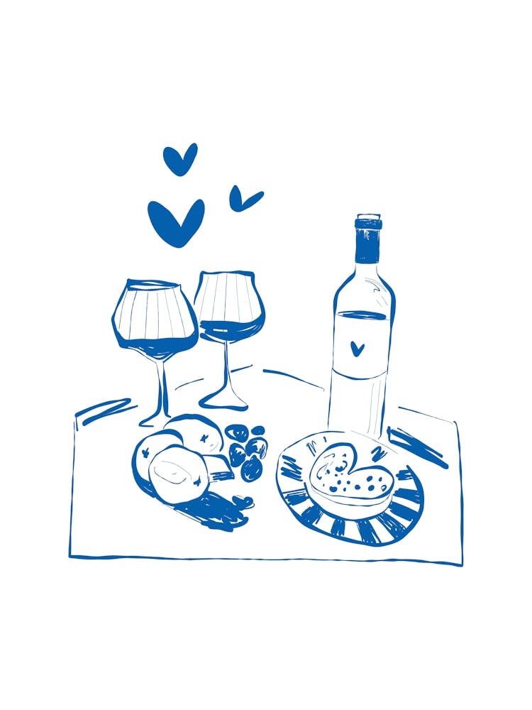 Blue Bar Bart Poster