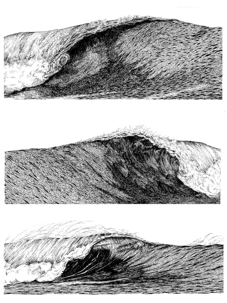 A Surfer's Tryptic 