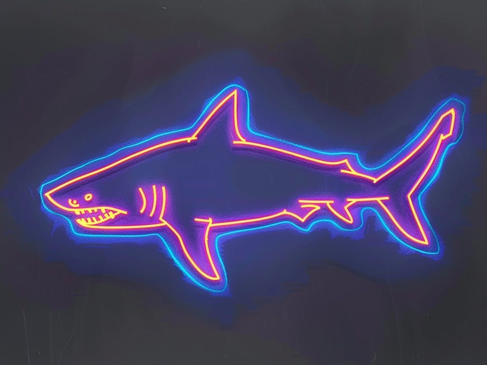Neon Goblin Shark 2