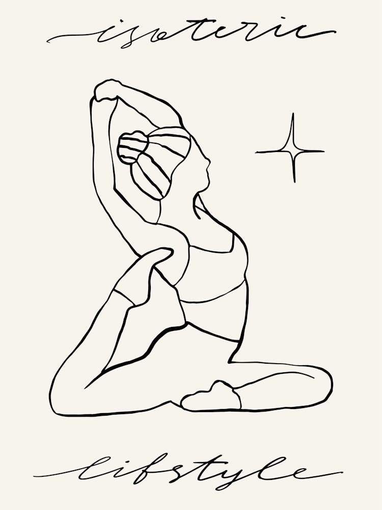 Yoga Lifestyle Illustration
