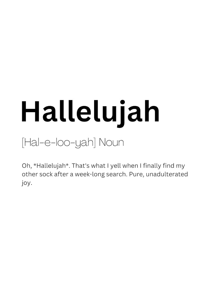 Hallelujah Definition Meaning
