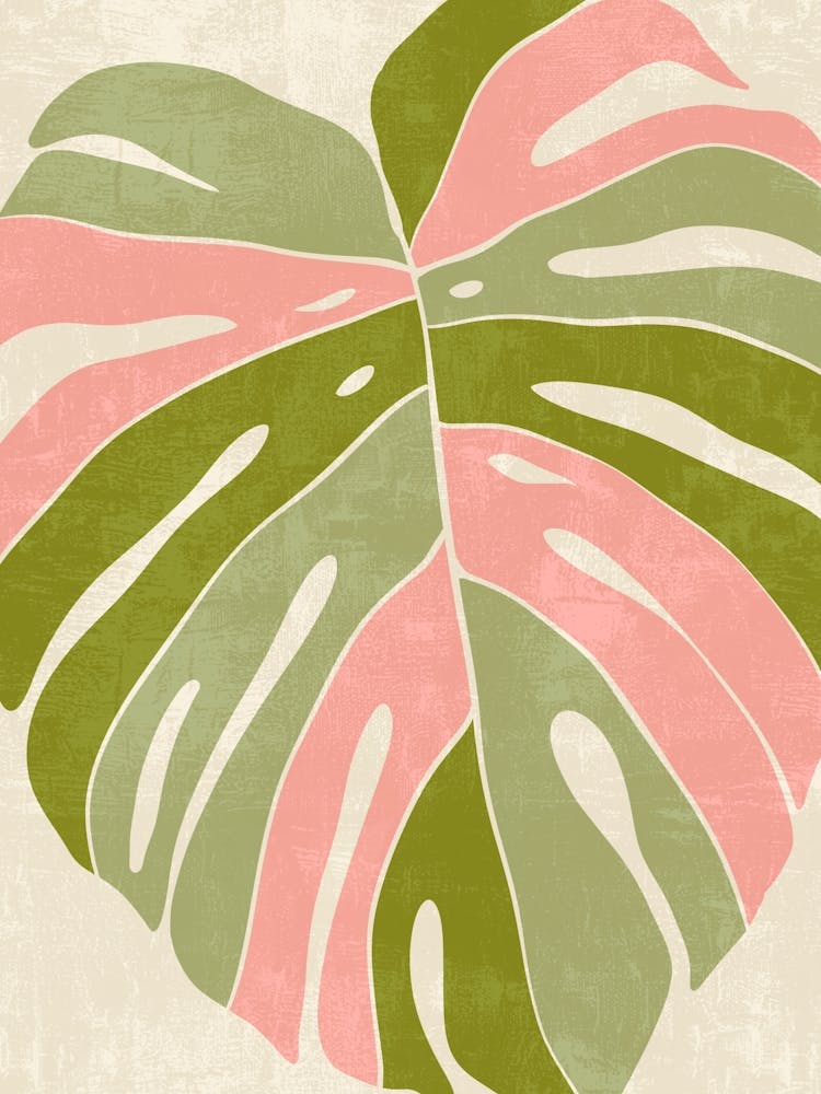 Tropical Leaf Canvas Art
