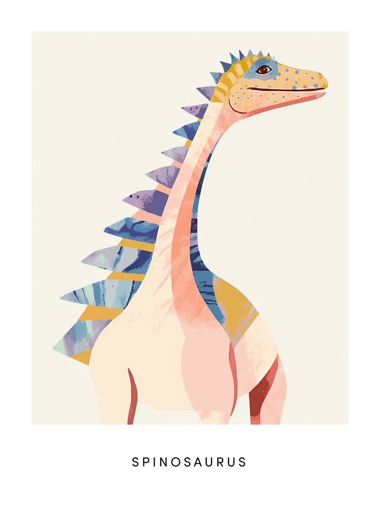 Nursery Dinosaur Art Spinosaurus 1 Poster