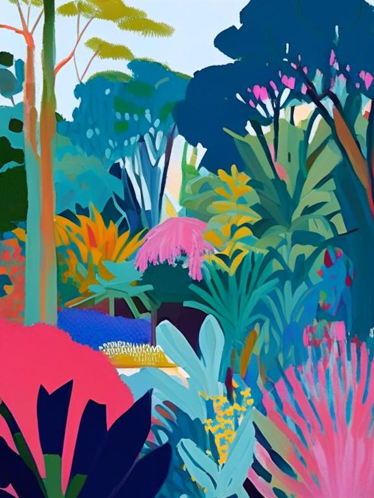 The Royal Botanic Garden, 1, Cranbourne, Australia Abstract Still Life