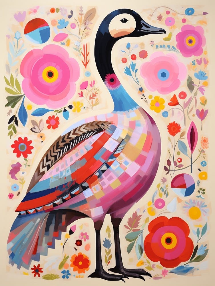 Pink Scandi Canada Goose 1