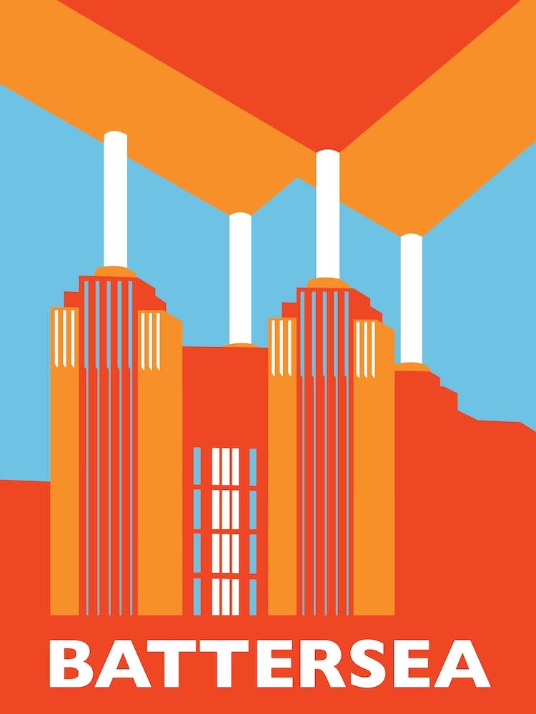 Battersea Blue & Orange