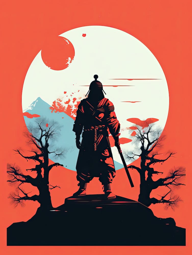Sleek Samurai Shadows