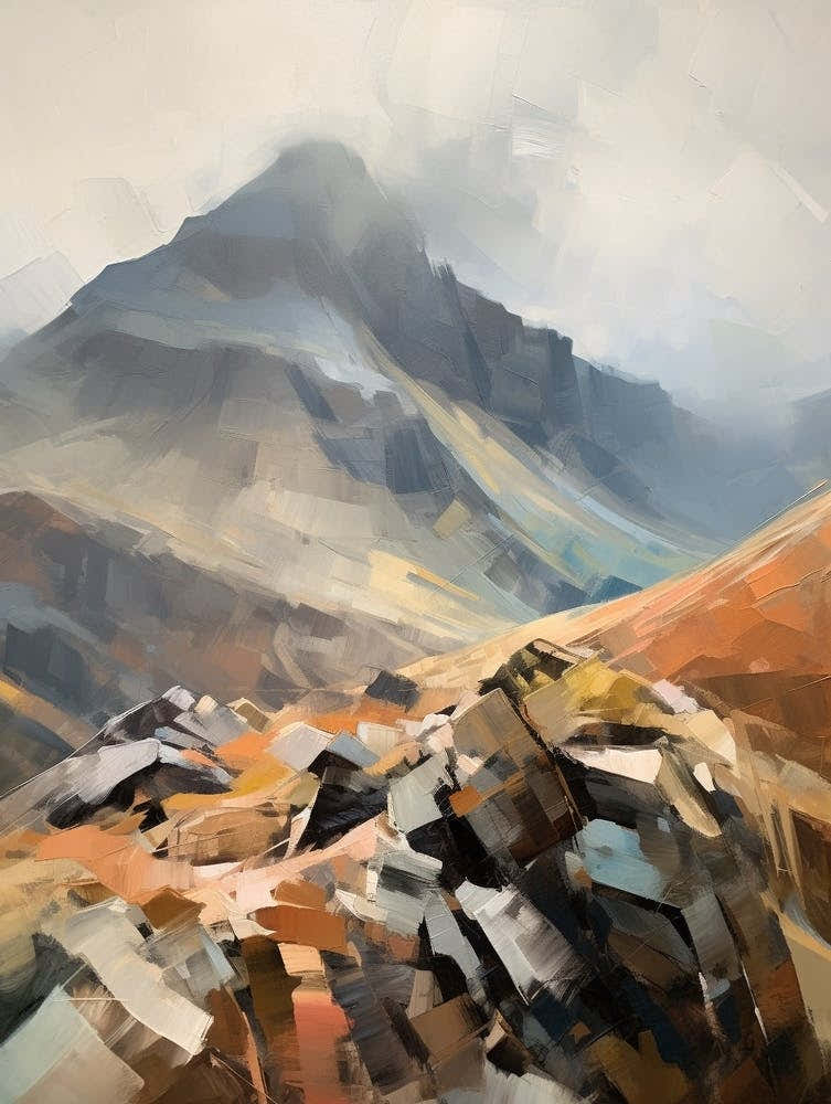 Scafell England 8 Mountain Painting