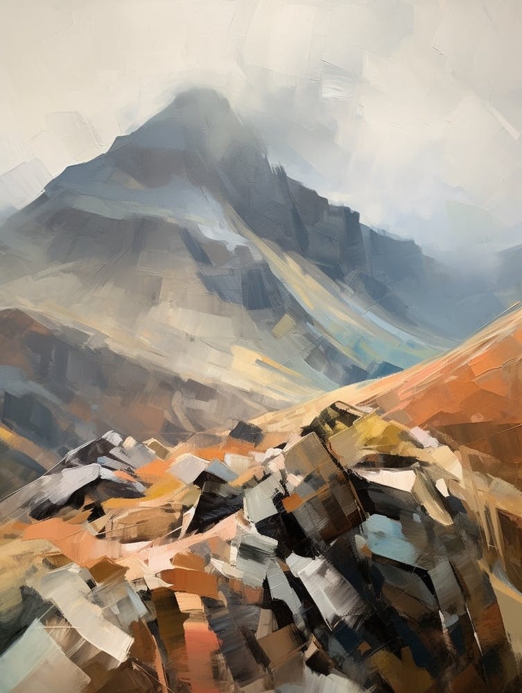 Scafell England 8 Mountain Painting