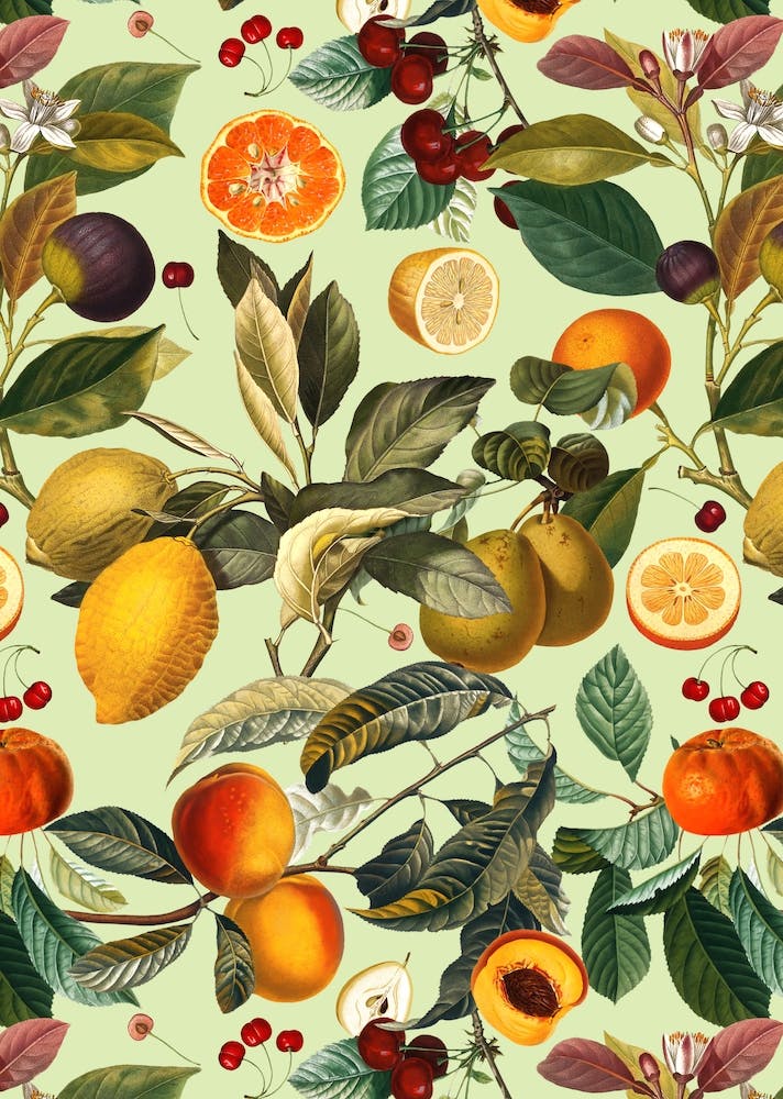 Vintage Fruit Pattern 13