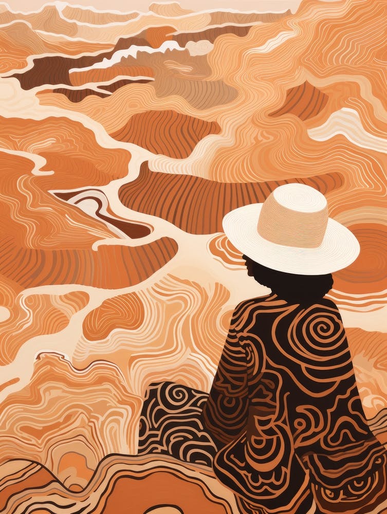 Woman In The Desert 3