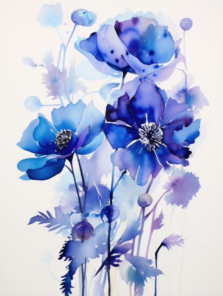 Blue Poppies 4