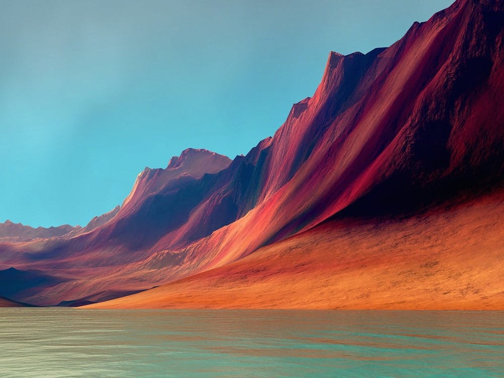 Abstract Mountain Landscape 4