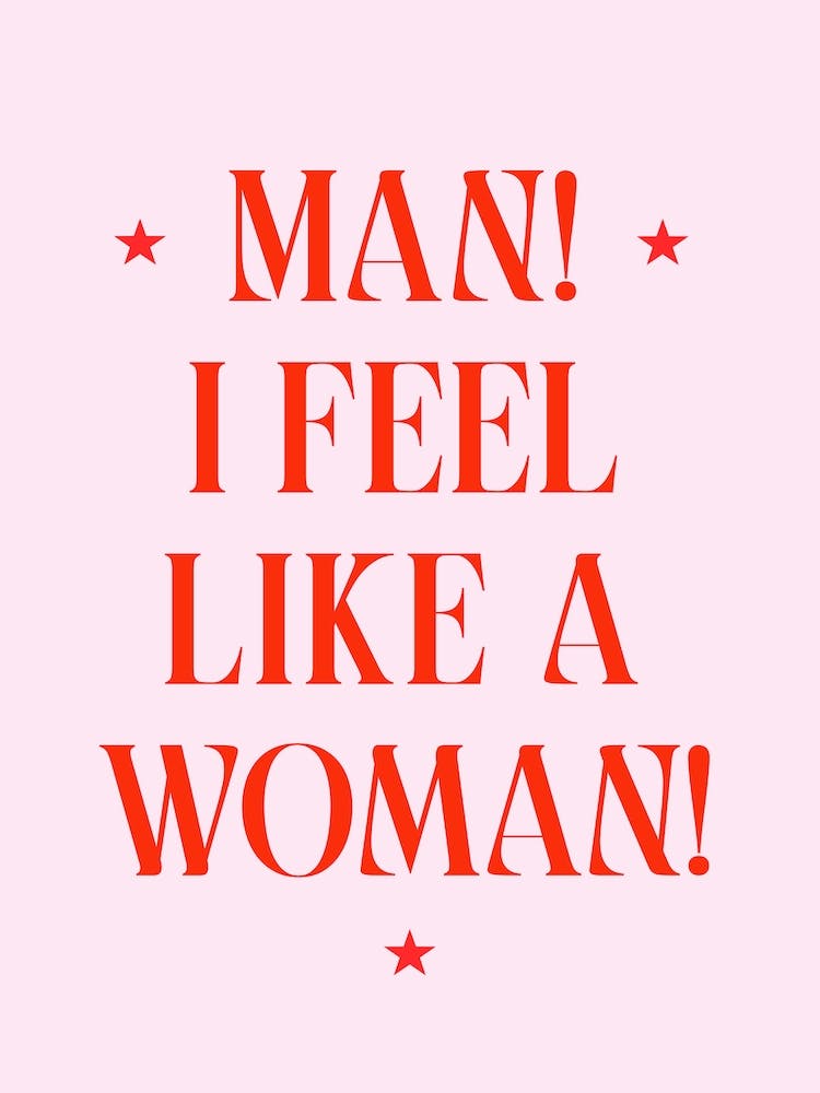 Man I Feel Like A Woman Shania Twain