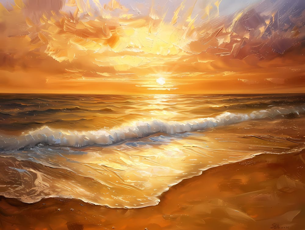 Sunset On The Beach