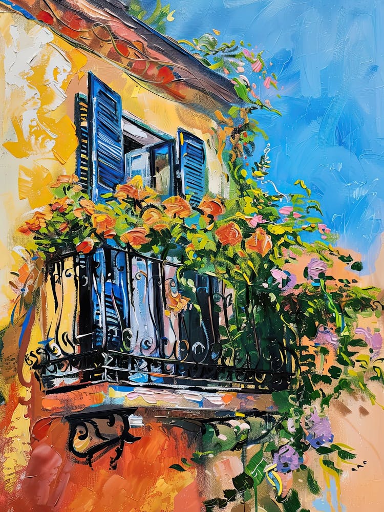 Balcony Painting In Livorno 4