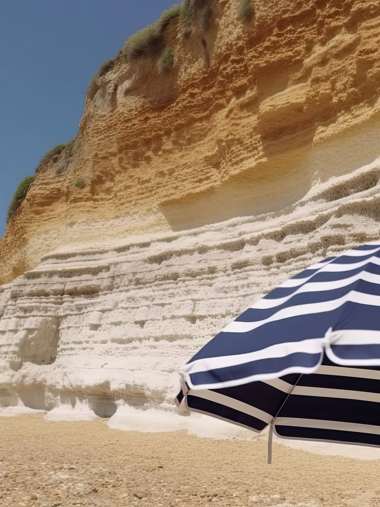 Parasol et Falaises Photographie Estivale 1