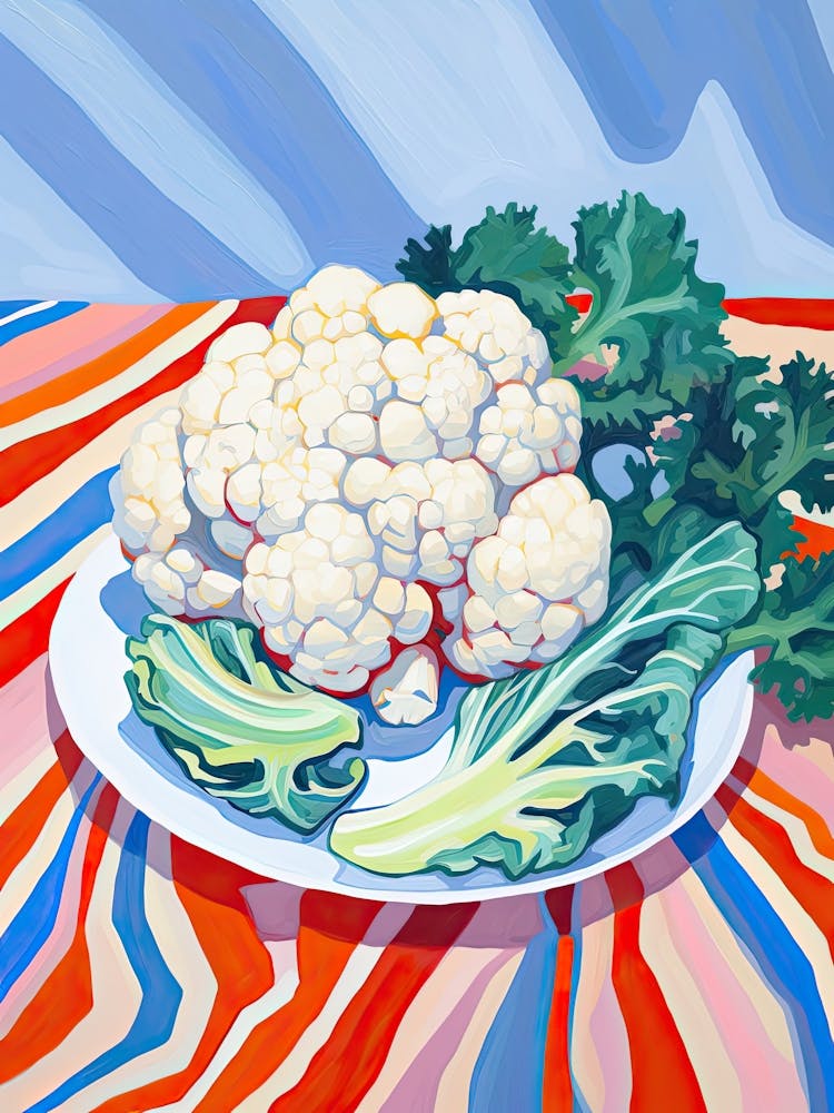 Cauliflower Summer Illustration 1